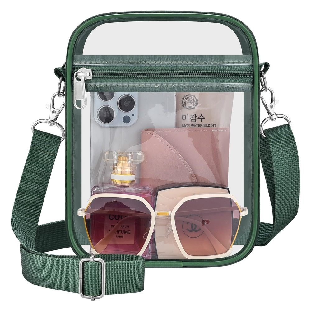 Clear Bag Stadium Aroved Purse - Clear Crossbody Bag Stadium :<